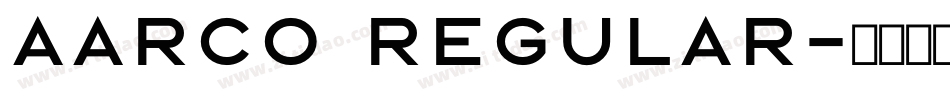 Aarco Regular字体转换